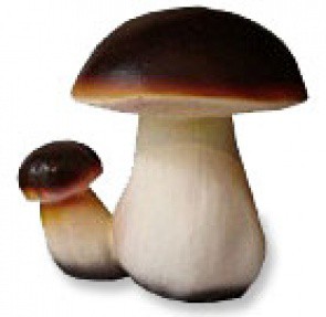 Фигурка садовая Средний двойной Гриб-боровик 23х 22см