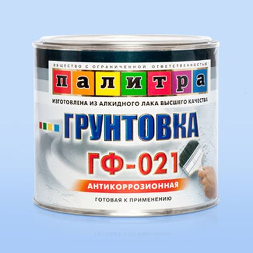 Грунт ГФ-021 0,9кг серый ЧП "Палитра"