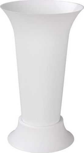 Ваза для цв. под срезку (D185мм,выс310мм)(бел.)(уп.12)