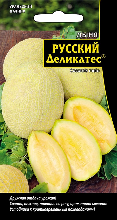 Семена Дыня Русский деликатес "Уральский Дачник" ц/п
