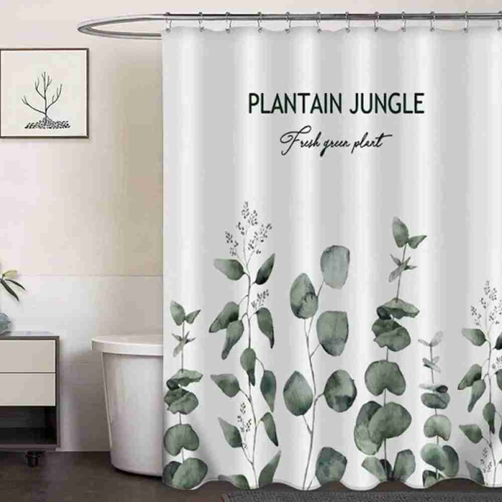 Штора для ванной 180х200см полиэстер, люверсы РД66683