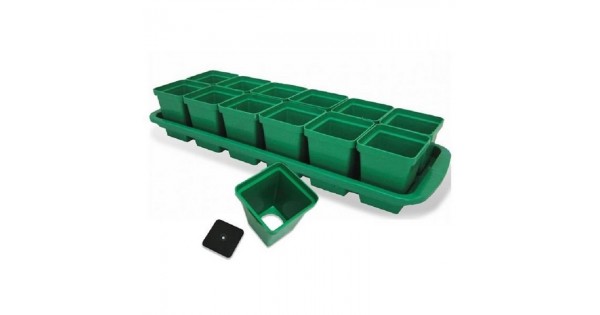 Набор для рассады 12 стаканчиков 47*15*9см Стандарт-12