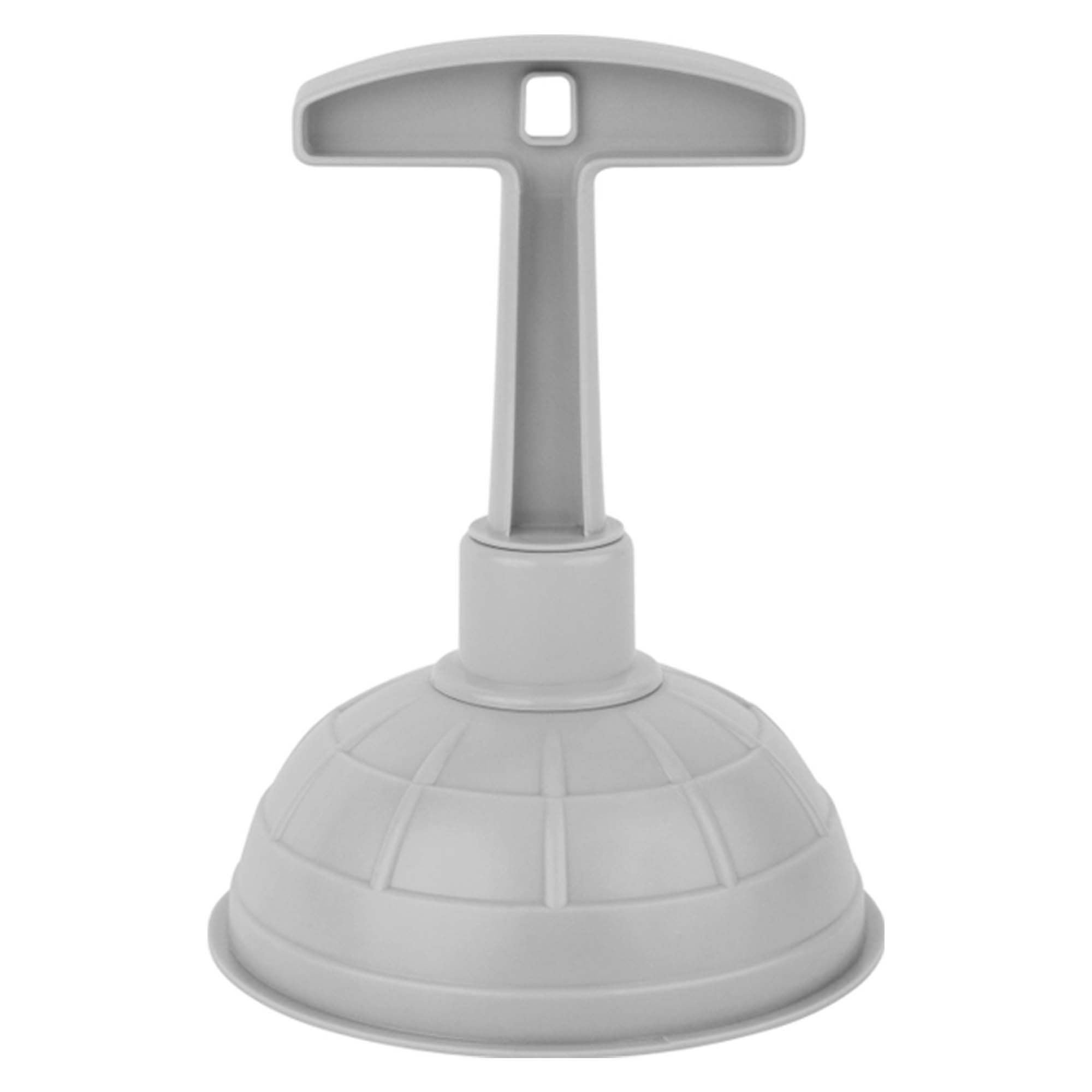 Вантуз Disco, D125 мм серебряный