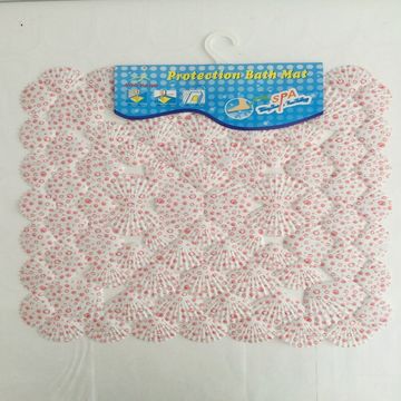 Коврик противоскользящий 53х53см на присосках, микс РД 46686