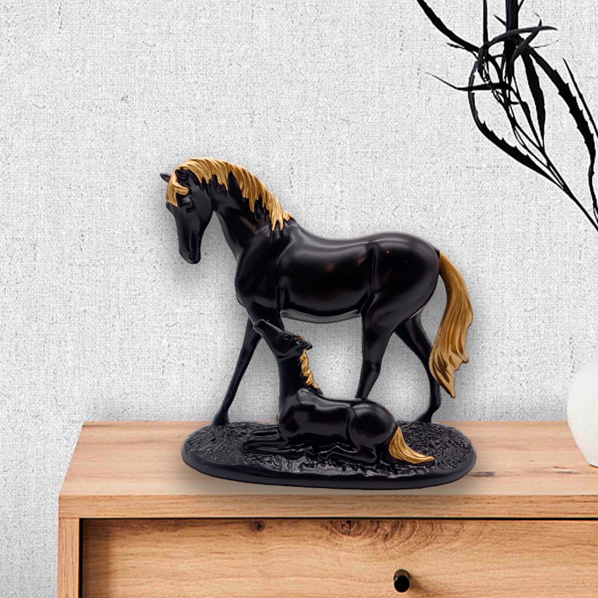 Фигурка интерьерная Лошадь с жеребенком 18х8х17см РД18409