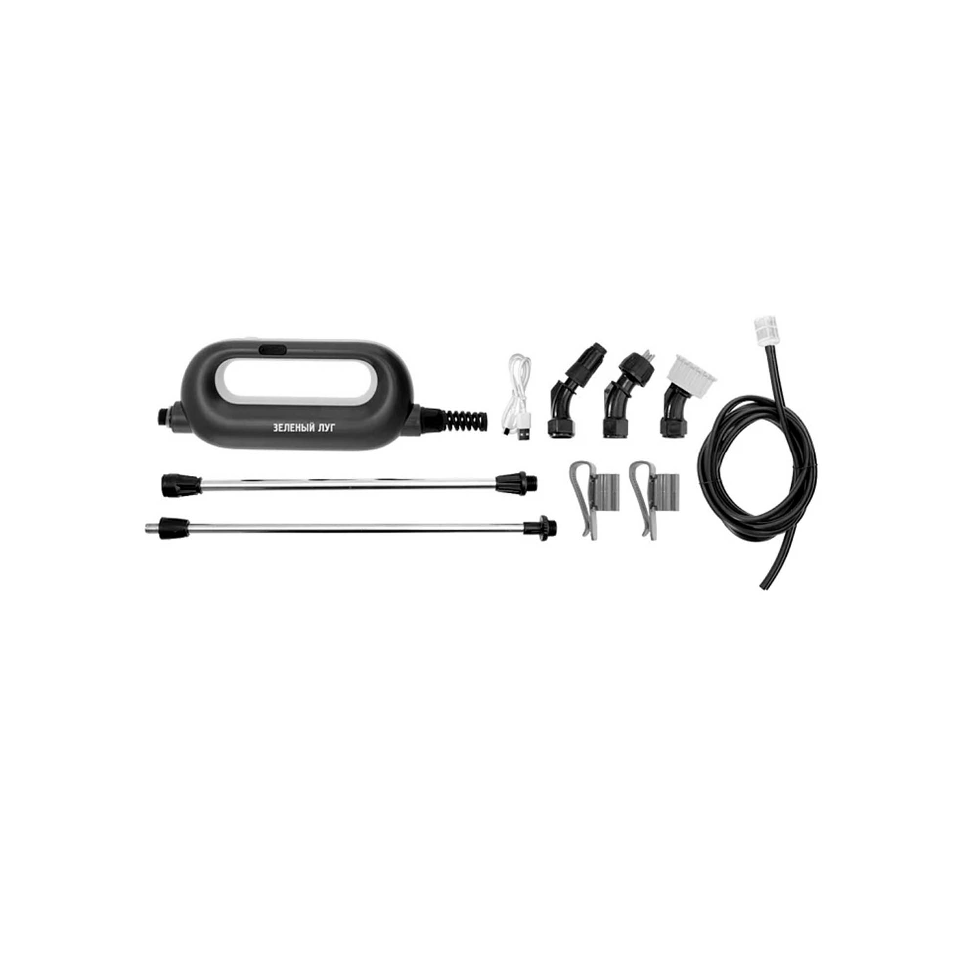 Опрыскиватель аккумуляторный "ЗЕЛЕНЫЙ ЛУГ" шланг 6м, удочка 110см 