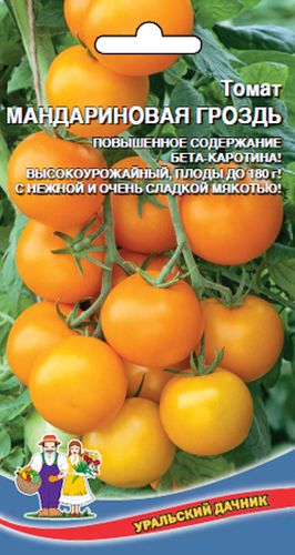 Семена Томат Мандариновая Гроздь "Уральский Дачник" ц/п