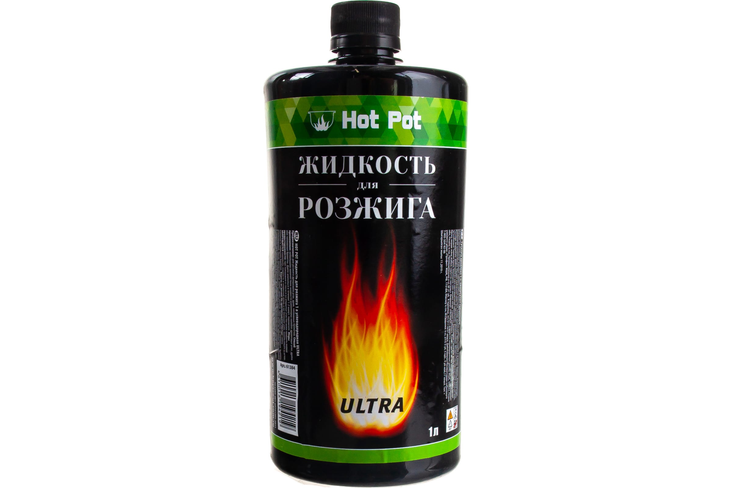 Жидкость для розжига 1 л углеводородная ULTRA Hot Pot   
