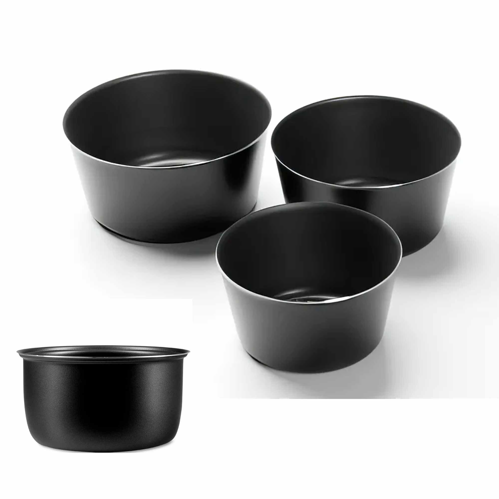 Набор форм для выпечки (круглая) 4 шт, 10x10,5, 12x10,8, 14,5x12, 17x13см  РД85714