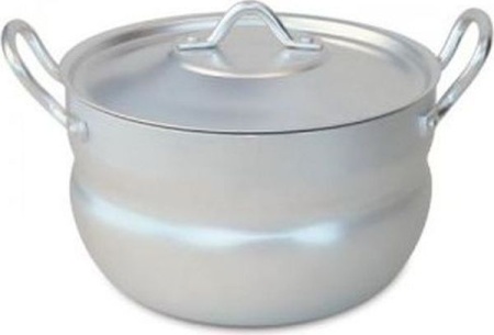 Кастрюля алюминий  6,0л, с крышкой, Калитва