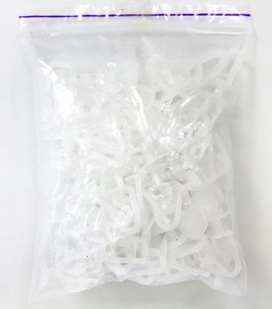 Крючок д/карниза евро (грибок) (100шт) (цена за 1шт) Суб