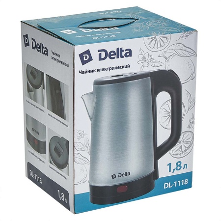 Чайник 1,8л DELTA DL-1118 1500Вт