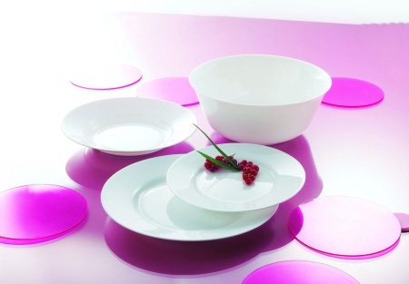 Сервиз столовый 19пр EVERYDAY белый N5024 Люминарк