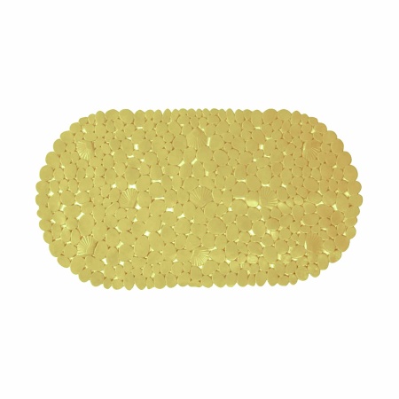 Коврик противоскользящий 35х69 Камушки, бежевый, на присосках РД 51127