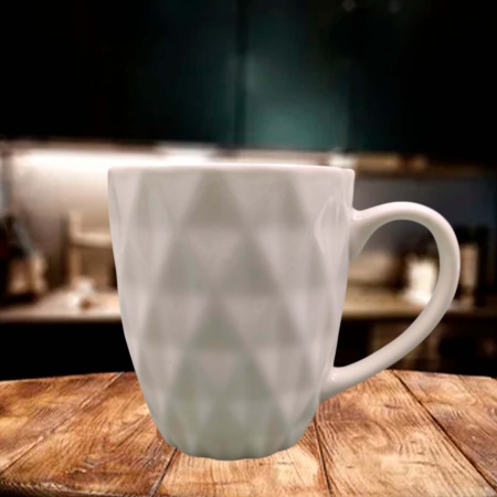 Кружка 400мл белая Призма