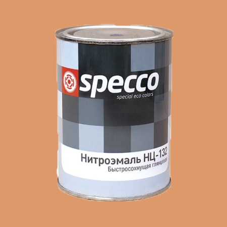 Эмаль НЦ-132КП 0,8кг оранжевая "SPECCO" 