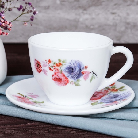 Набор чайный 12 предметов 220мл GRAY-GB220/12 (7027)  Синяя роза