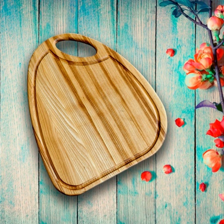 Доска разделочная 36х30х2см ДомВуд Груша Ясень Я259