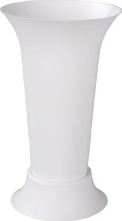 Ваза для цв. под срезку (D185мм,выс310мм)(бел.)(уп.12)