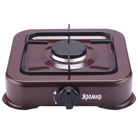 Газовая плита 1 конфорка ЯРОМИР ЯР-3011 темно-коричневая