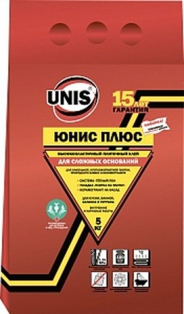 Смесь сухая клеевая   5кг "Юнис-плюс" красный