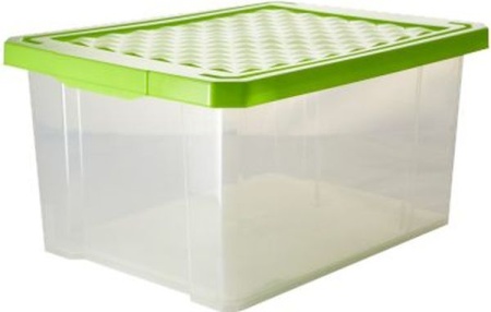 Ящик 17л д/хранения Optima синий лего