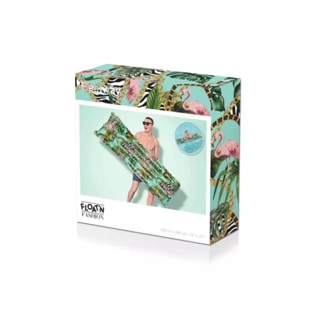 Матрас для плавания 183х69см "Цветочная фантазия" до 90кг, уп.12