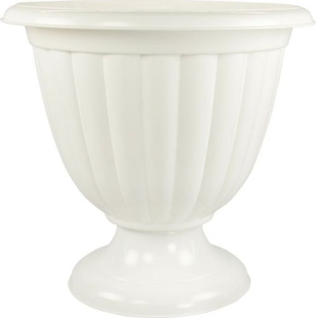 Вазон 18л "Жасмин" белый М1393