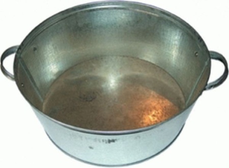 Таз 13л оцинкованный
