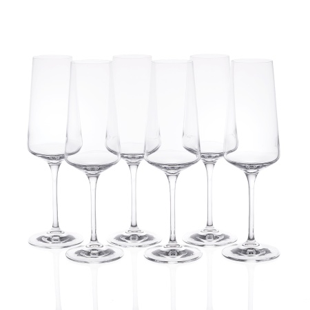 Бокал для шампанского 350мл 6шт RCR Calice Aria Flute 