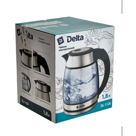 Чайник 1,8л DELTA DL-1120  1500Вт,