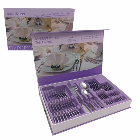 Набор столовых приборов 24 пр. нерж/сталь РД86506