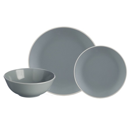 Набор посуды 24шт DINNER SET (GREY) CODE 17