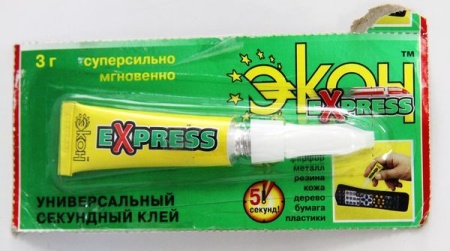 Клей секундн. "Экспресс" Экон  3г (бл/карта 12 шт) 1303054 333182