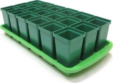 Набор для рассады 18 стаканчиков 47х23,5х12,5см  "Урожай-18" Макси