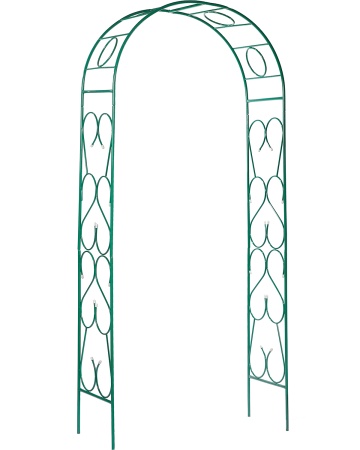 Арка садовая разборная Тюльпан малая зеленая 