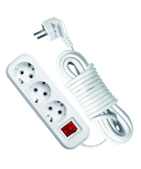 Удлинитель 3м ПРЕМИУМ У10-003 16А 3 гн ПВС 3х1,5 с/з (термоусадка)