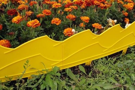 Бордюр "Волна"-желтый 14х300см