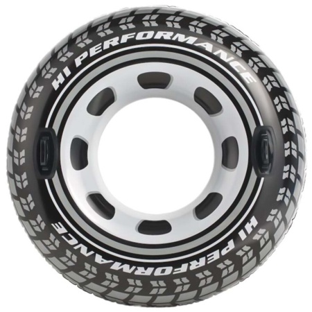 Круг надувной для плавания 114см "Шина" до 100кг, от 9 лет, уп.6