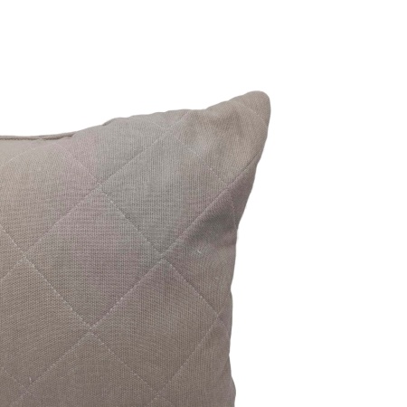 Подушка декоративная 40х60 стеганная Калейдоскоп ДомВелл Лён 