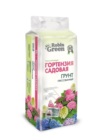 Грунт 25л для Гортензий садовых Робин Грин прессованный 