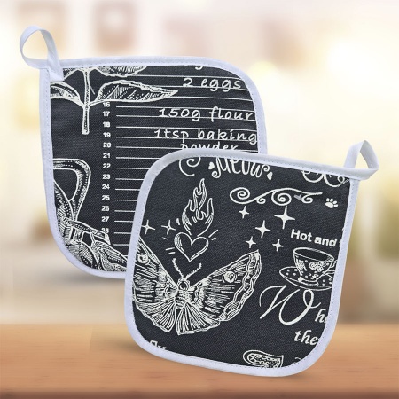 Прихватка кухонная ДомВелл рогожка 2322/3 Кафе Прихватка кухонная ДомВелл рогожка 2322/3 Кафе