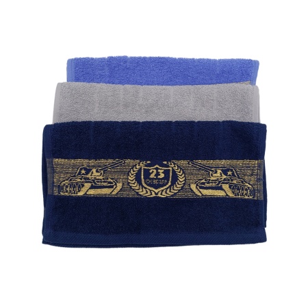 Полотенце 30х60см, 23 Февраля, махровое, хлопок