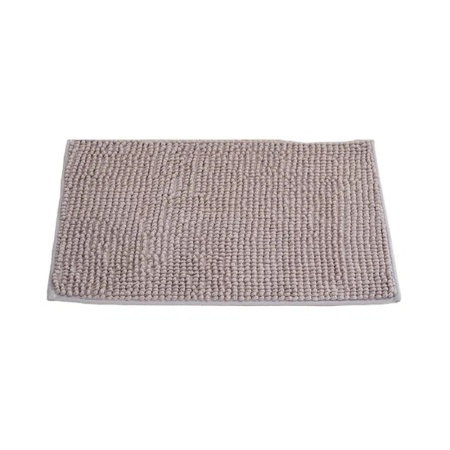 Коврик для ванной 45х70см Макароны, бежевый, полиэстер, кант РД66348