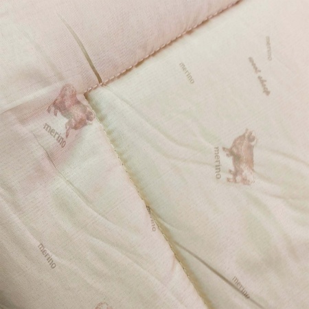 Одеяло 200х220 ДомВелл Овечий пласт (п/э 70, кант, пакет) Коллекция Золотое Руно