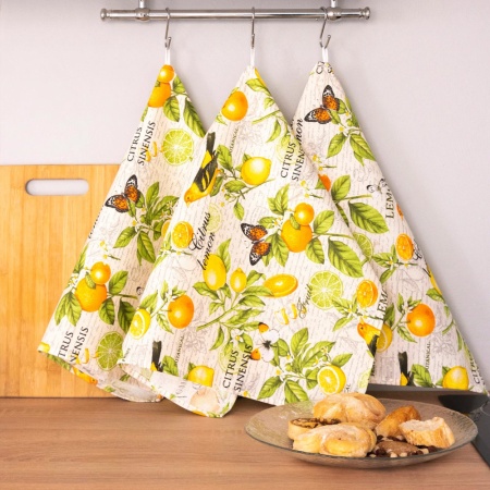 Полотенце из рогожки 50*75 ДомВелл 3115/1 Сиеста