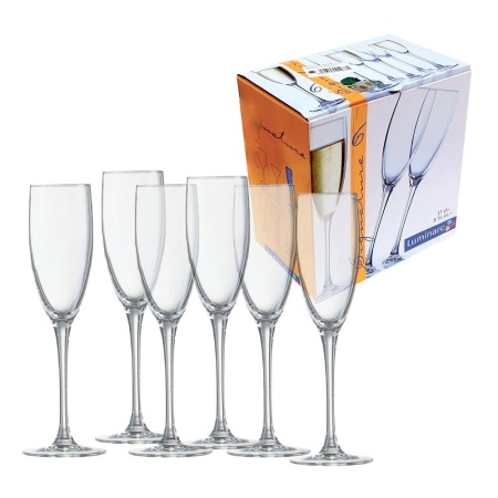 Бокал для шампанского 170мл 6шт Эталон