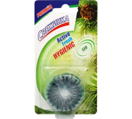 Освежитель Таблетка 2 шт. для сливного бачка "Свежинка" хвоя (лес)