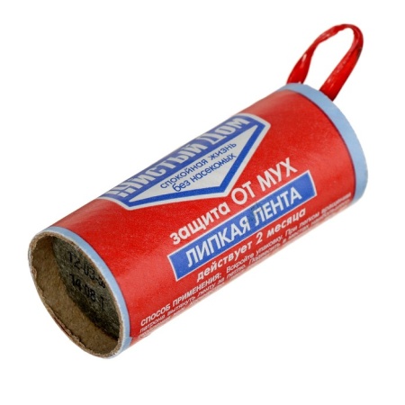 Лента липкая от мух "Чистый дом"