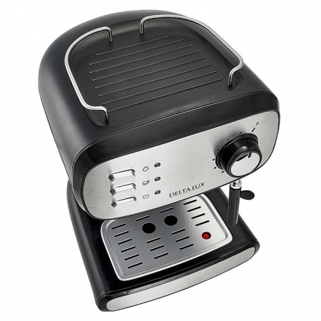 Кофеварка 850Вт (рожковая) DELTA LUX DE-2004  